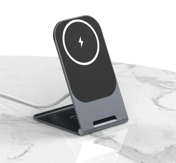 MagSafe Wireless Charger – 15W Fast & Slim Stand - Image 2