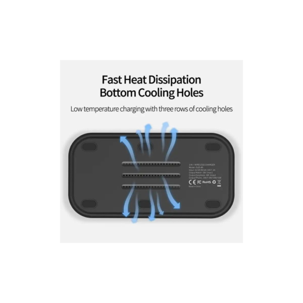 Fast Magnetic Wireless Charger Docking Station - Image 5