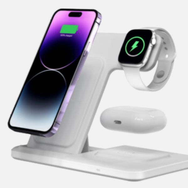 3 in 1 Wireless Charger Foldable 15W Super Fast Charger