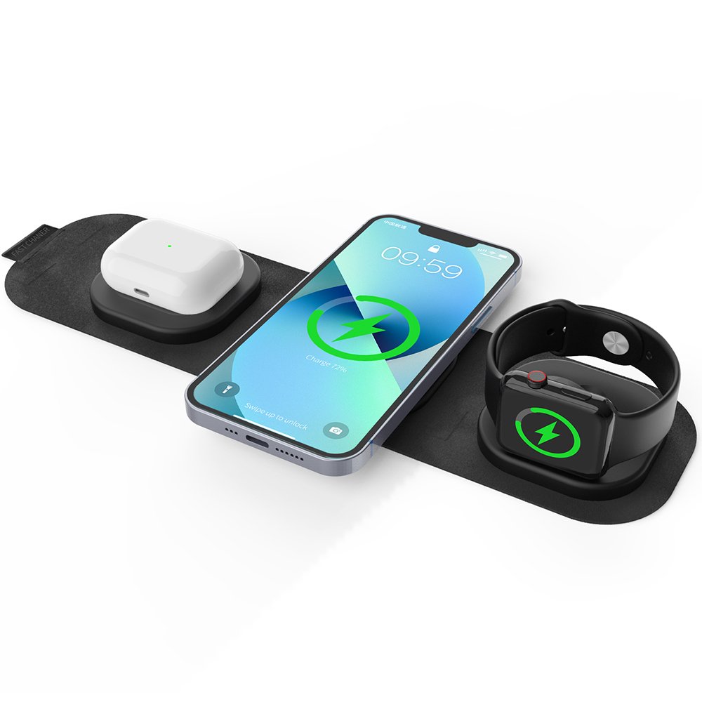 3-in-1 Folding Magnetic Wireless Charger - Image 3